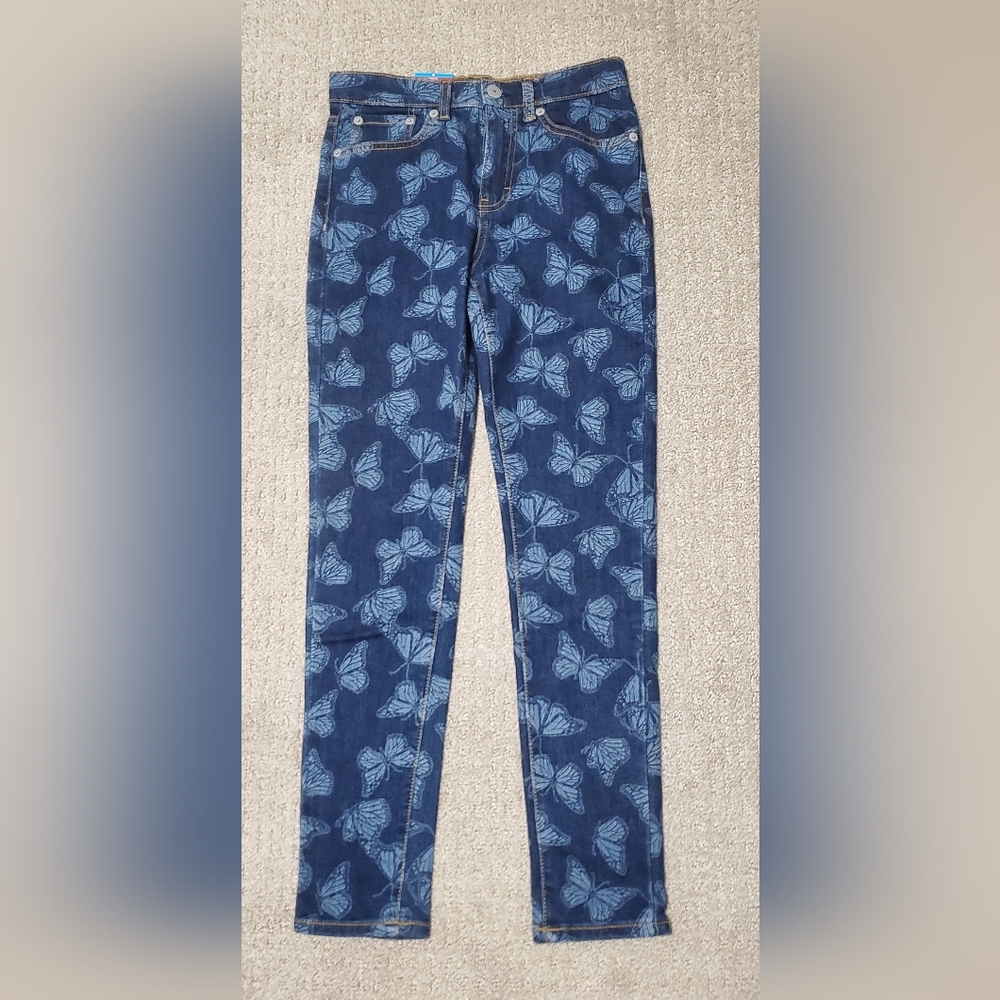 Levi's NWT Butterfly Print Youth Jeans Size 12